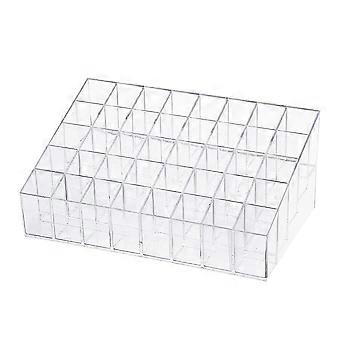 40-Slot Lipstick Rack for Storage Use with Transparent Practical Plastic Design
