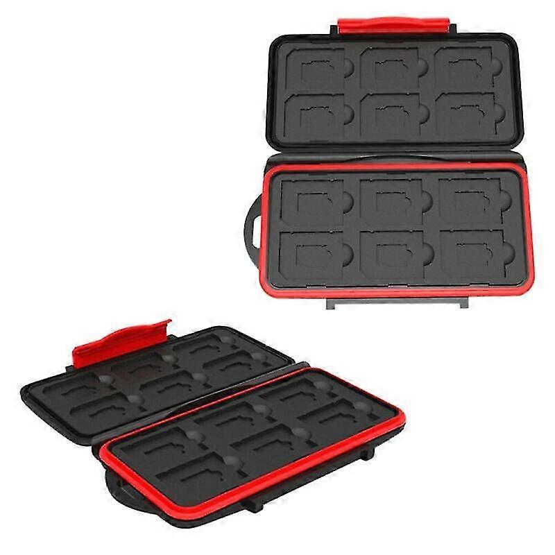 slots memory card case holder waterproof multi-use 12tf storage