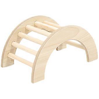 Pet Climbing Bridge Hamster Wood Bridge Toy 4Pcs for Small Animals