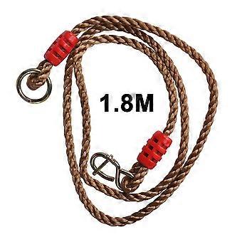 Lot de 2 cordes de balanoire rglables, 1,8 m, solides, idales pour suspendre un arbre, un hamac ou une balanoire.
