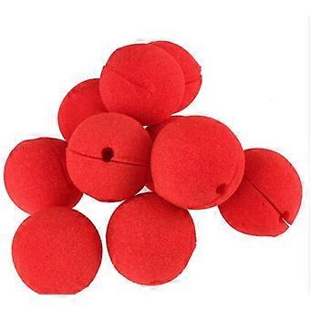 12pcs schiuma clown naso circo festa festa costume di halloween rosso rosso, 5cm