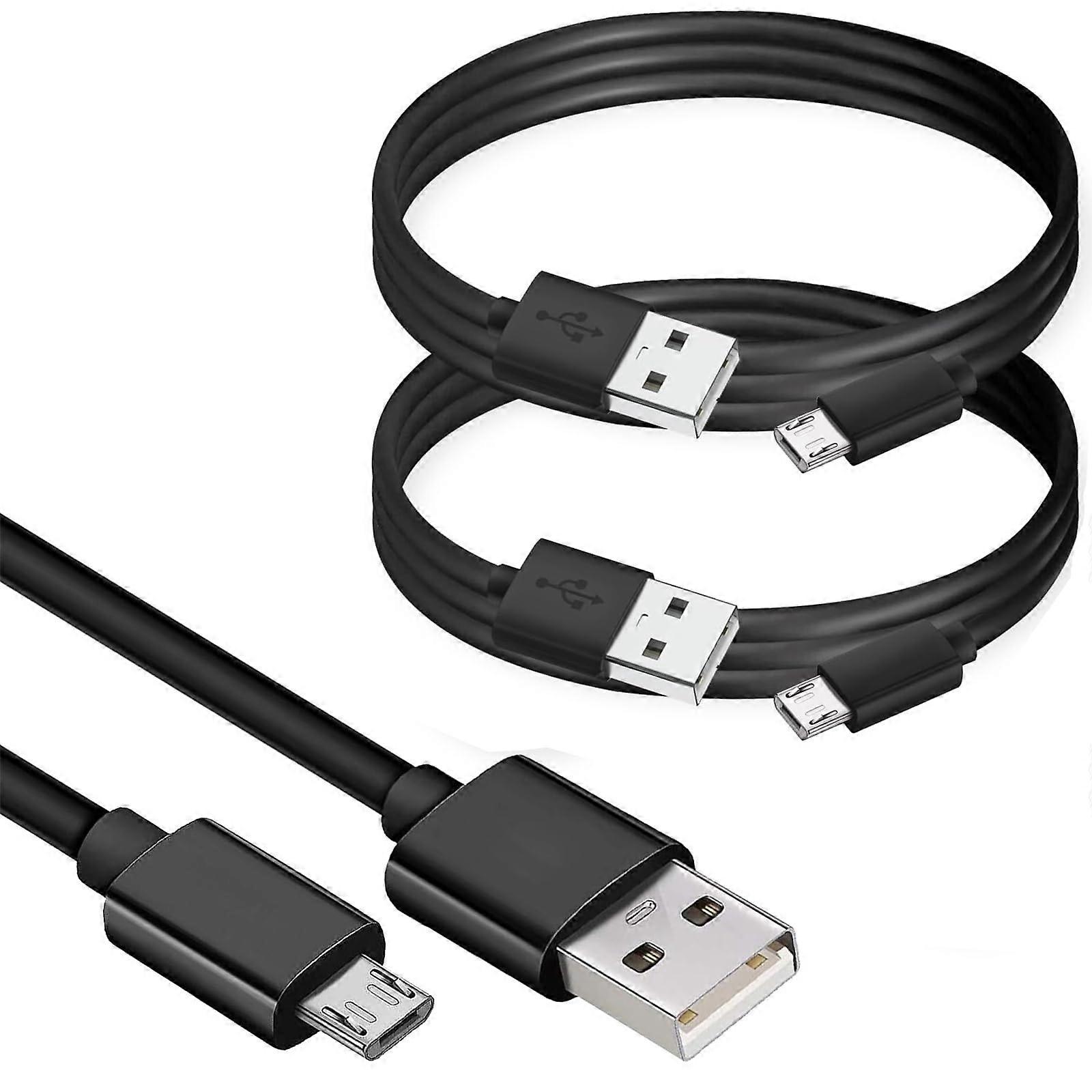 Micro USB Charging Cable 6Ft 2Pack Fast Turbo 18W Quick Charge 2.0 Speed Data Sync