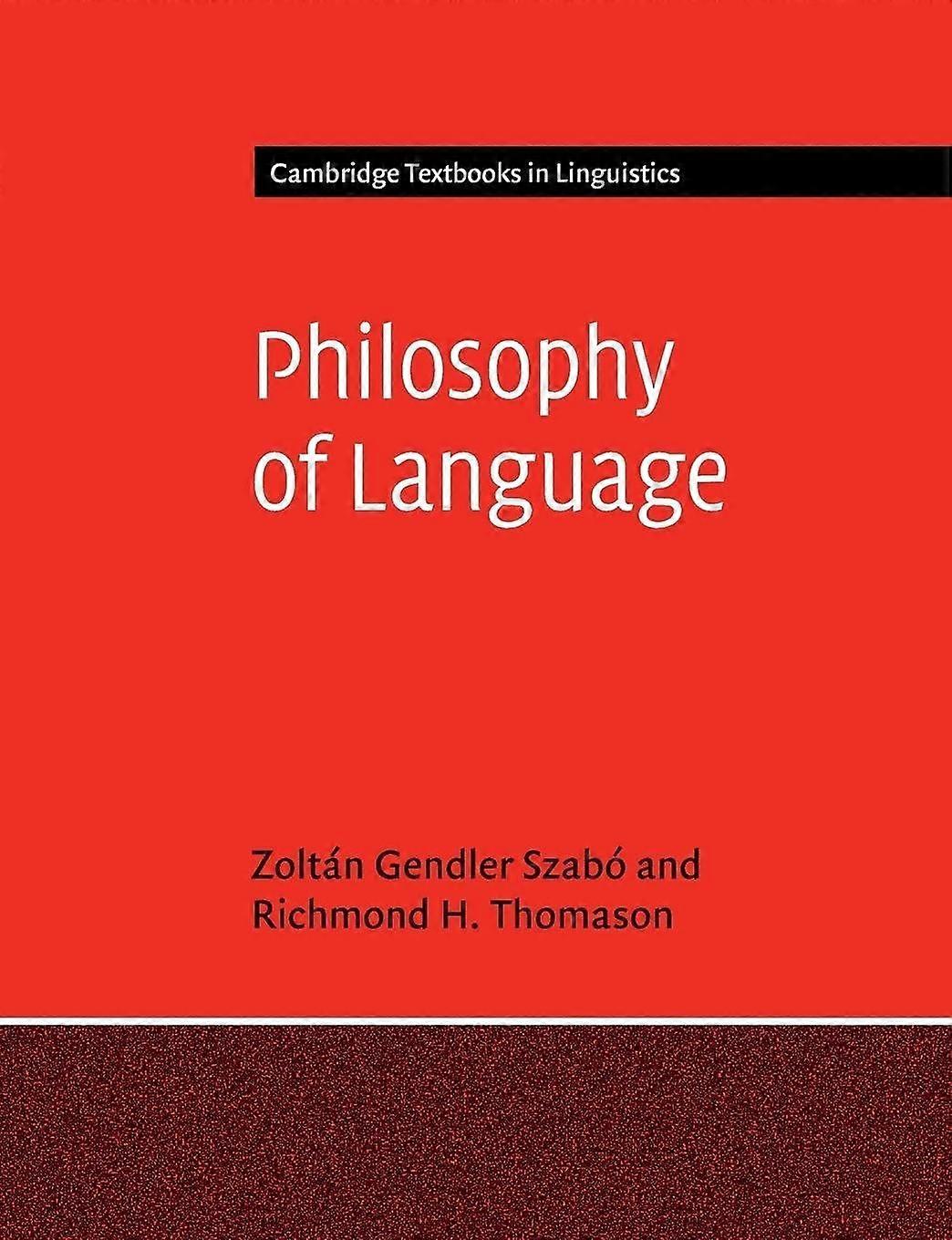 Philosophy of language
