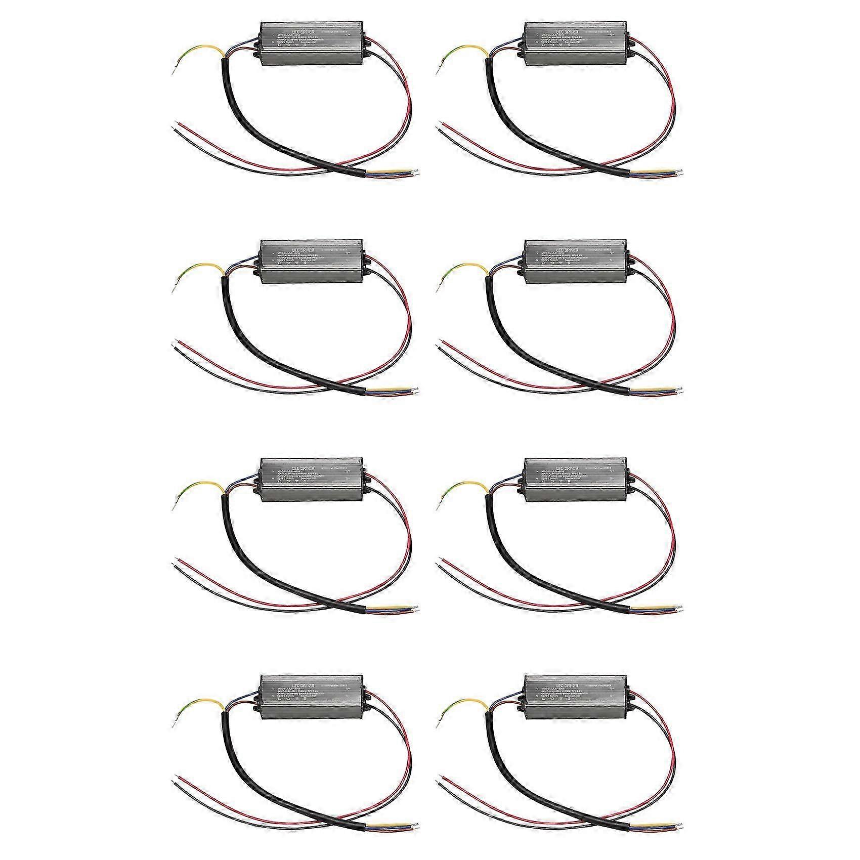 8X 30W LED Driver Constant Current Driver Power Supply Transcompatible withmer Waterproof