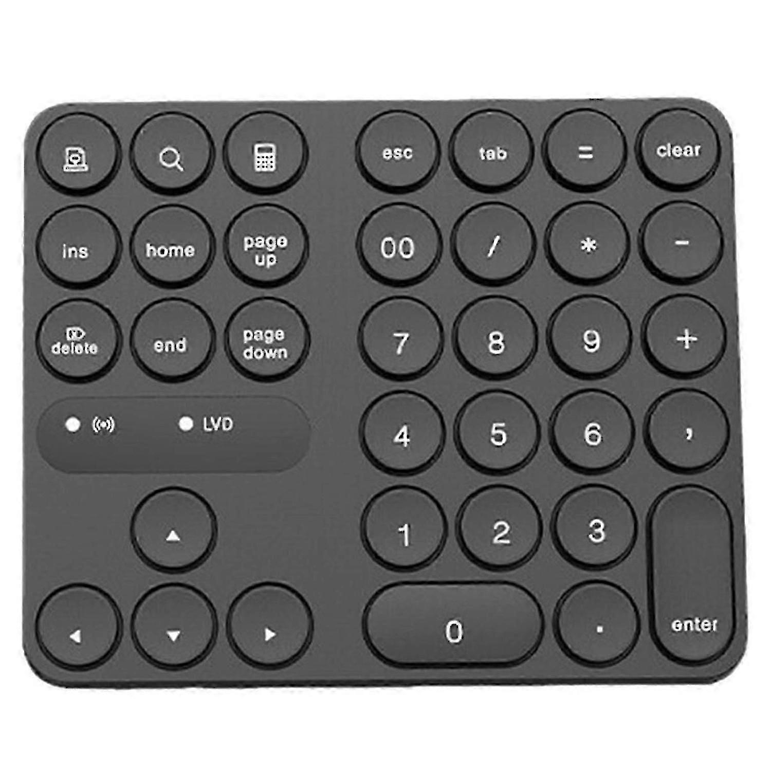 Rechargeable Double Bluetooth Number Pad Wireless Numeric Keypad MD