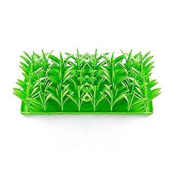 Haustier Silikon Gras Matte für Slow Feeding Interaktive Haustier Schnüffelmatte Slow-Food Leckmatte für Katze Hund
