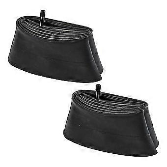 Lot de 2 chambres à air pour vélo de montagne 20 x 3,0, valve Schrader 32 mm, 20 pouces