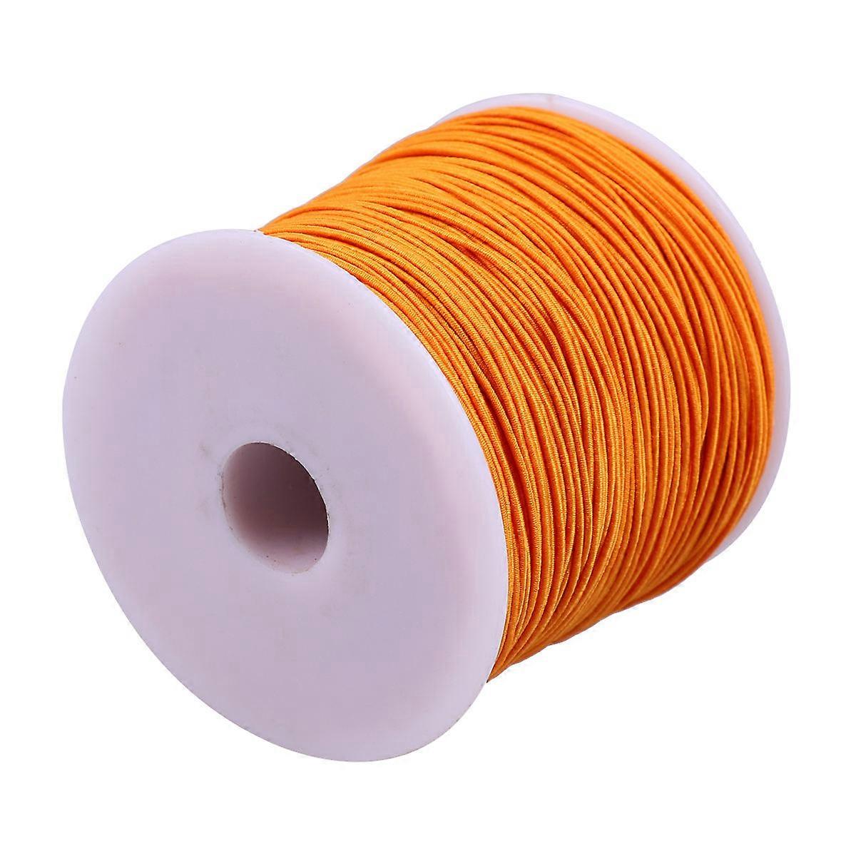 Elastic String Beads String for Craft Making 100M in 1 Roll Yellow