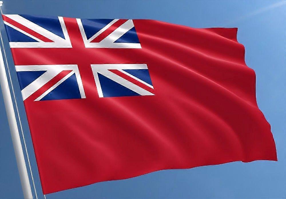 Rote Flagge mit Union Jack (ZY3593)
