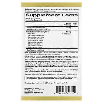 2 x California Gold Nutrition, CranMax® LactoBif® Probiotics, 25 Billion CFU, 30 Veggie Capsules