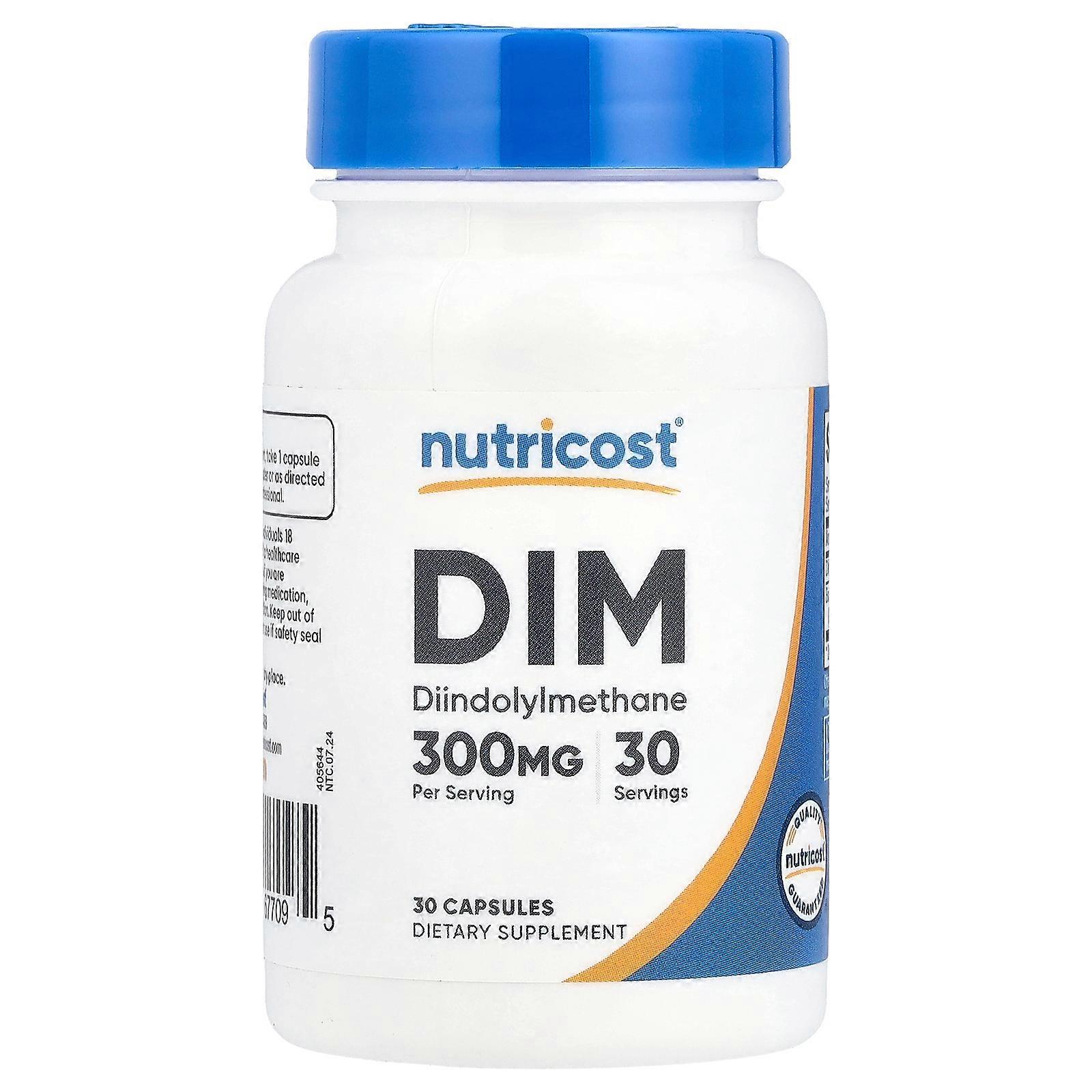 3 x Nutricost, DIM, 300 mg, 30 Capsules