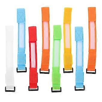 Sports Wristband Nylon Material for Running Use 8Pcs Light Up Bracelets