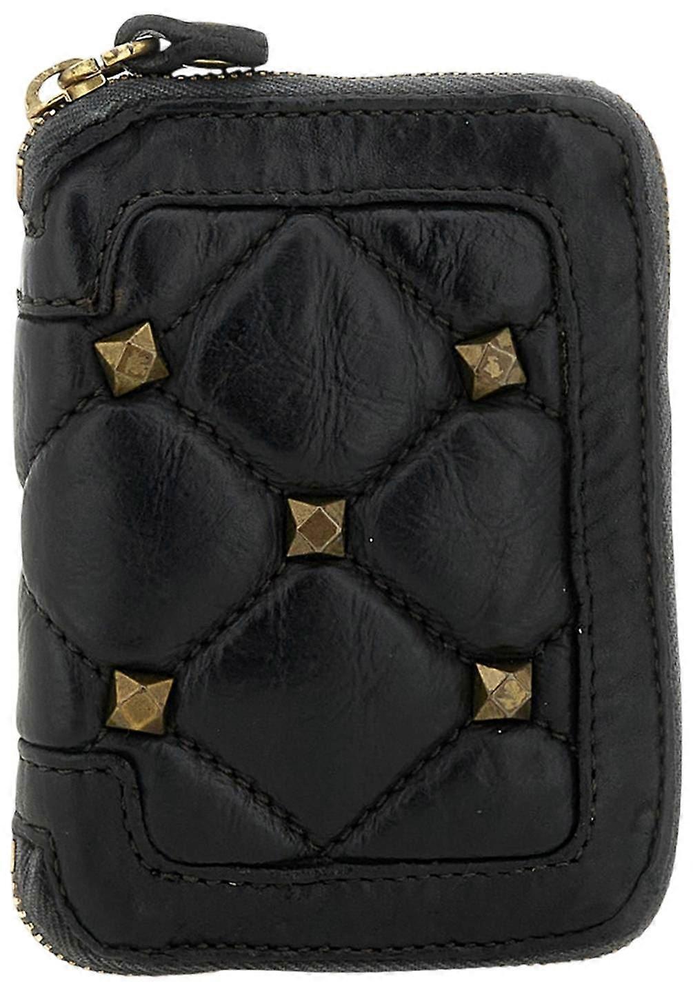 Campomaggi Scansano Quilted Stud Purse - Brown