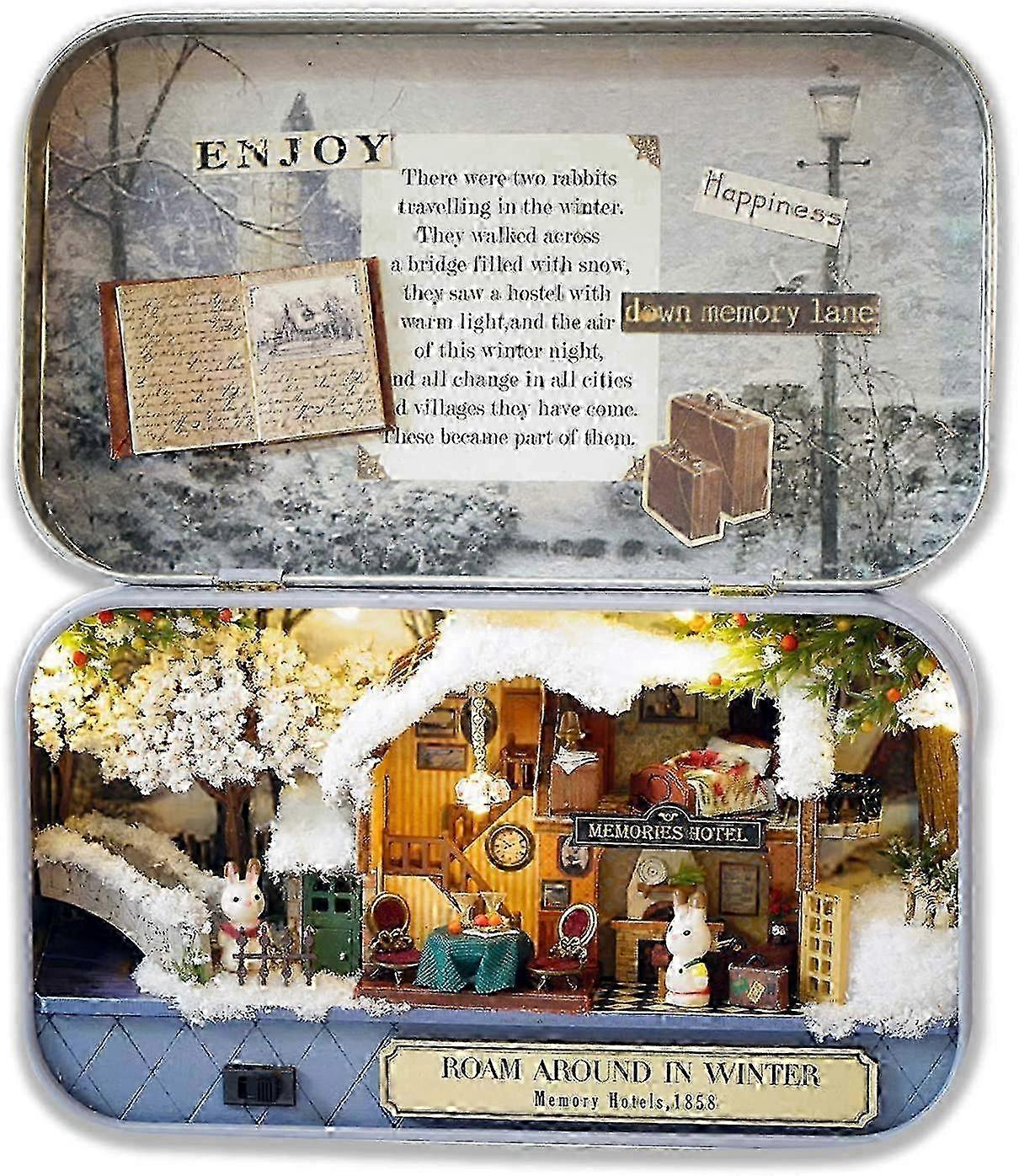 Miniature Winter House DIY Kit