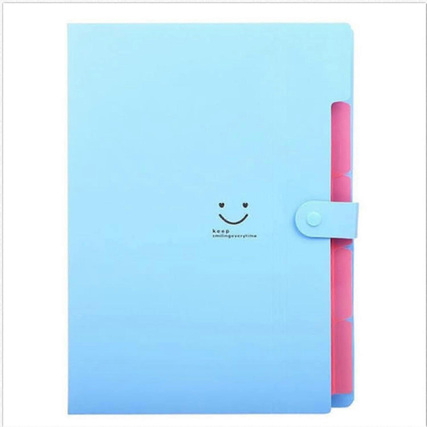 A4 5-Pocket Folder With Snap Lock