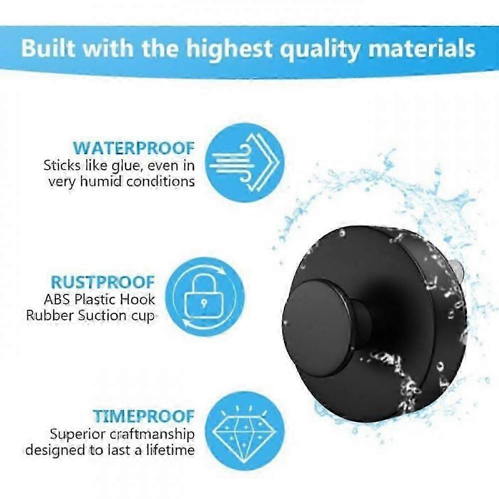 Waterproof ABS Suction Wall Hooks