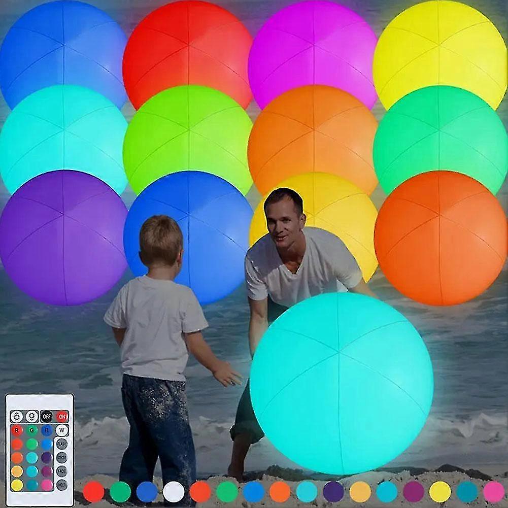 Inflatable LED Ball 16in 16-Color Remote