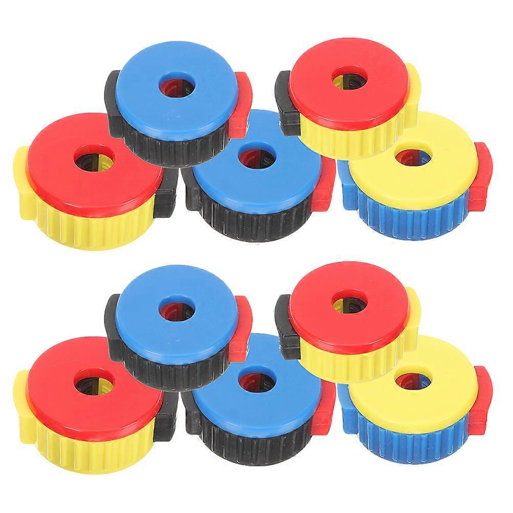 Drum Kit Plastic Cymbal Nuts Quick Release for Percussion 10Pcs Replacement Kit