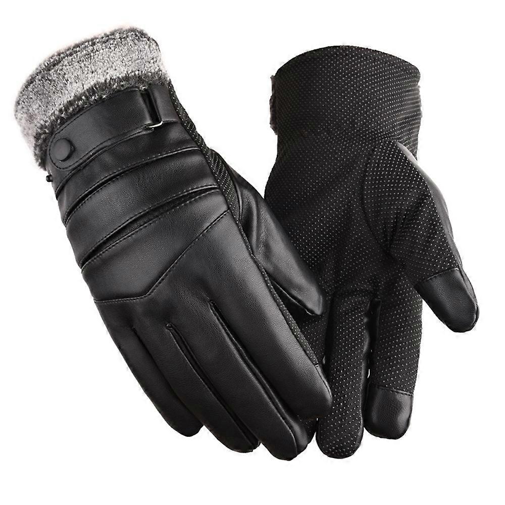 Winter Warm, Sheepskin-Lined, Touch-Screen-Compatible Gloves