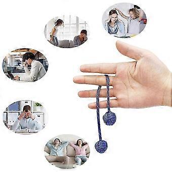 Finger Stress Reliever Grip Exerciser, Paracord Steel Bead Portable for Home Office Stress Relief Grip Training