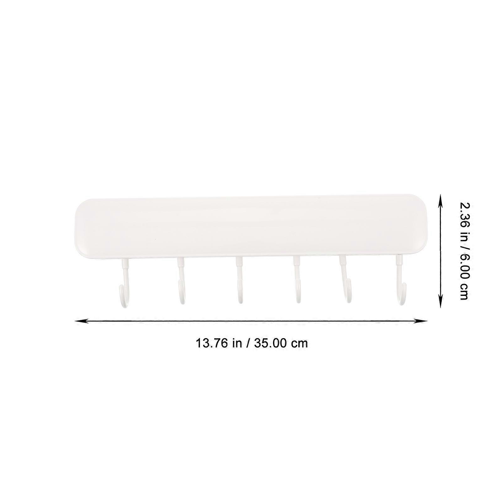 Plastic Wall Hanging Hook Rack Multi-Hook for Door Use