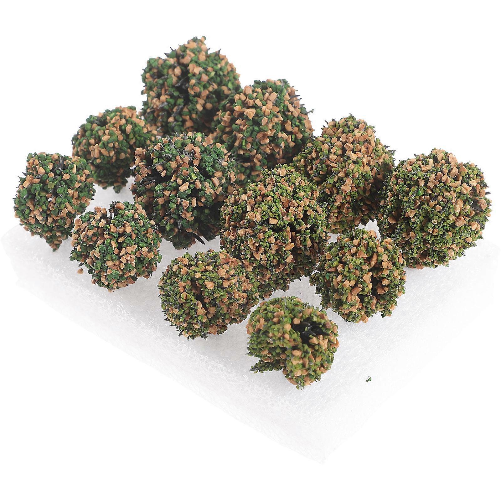 Simulation Bush Cluster for Decor Use 1 Box Plastic Miniature Cluster Tuft