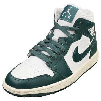 Nike Air Jordan 1 Mid Donna Scarpe da ginnastica moda in bianco verde