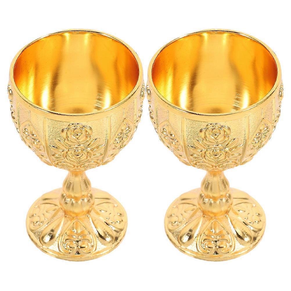 Shatter Resistant Golden Chalice Set