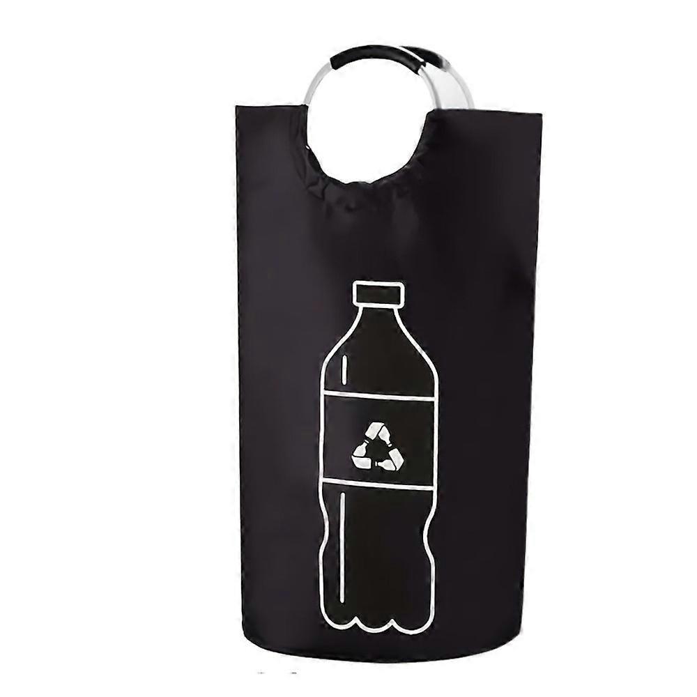 Foldable Bottle Storage Basket With Aluminium Handle