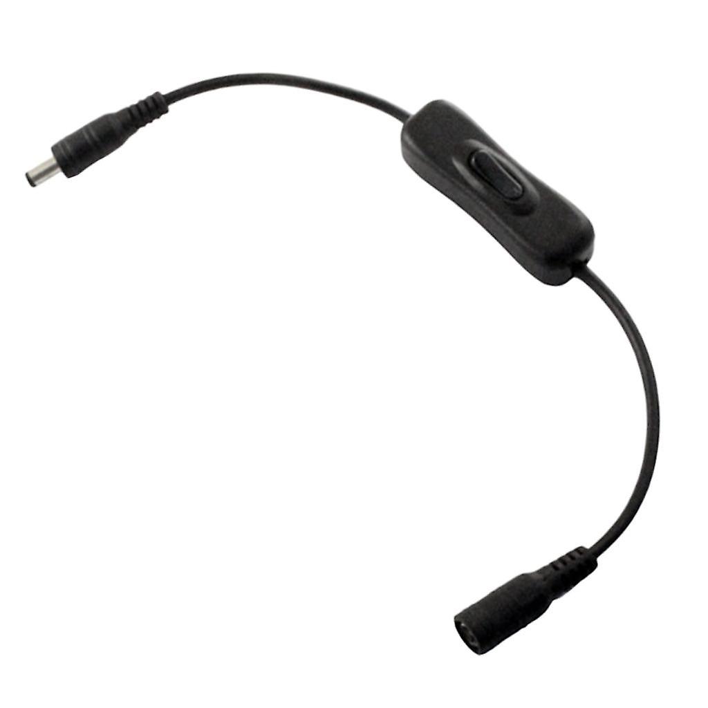 LED Strip Light Inline On/Off Switch Cable DC Jack (5.5x2.1mm) Connector