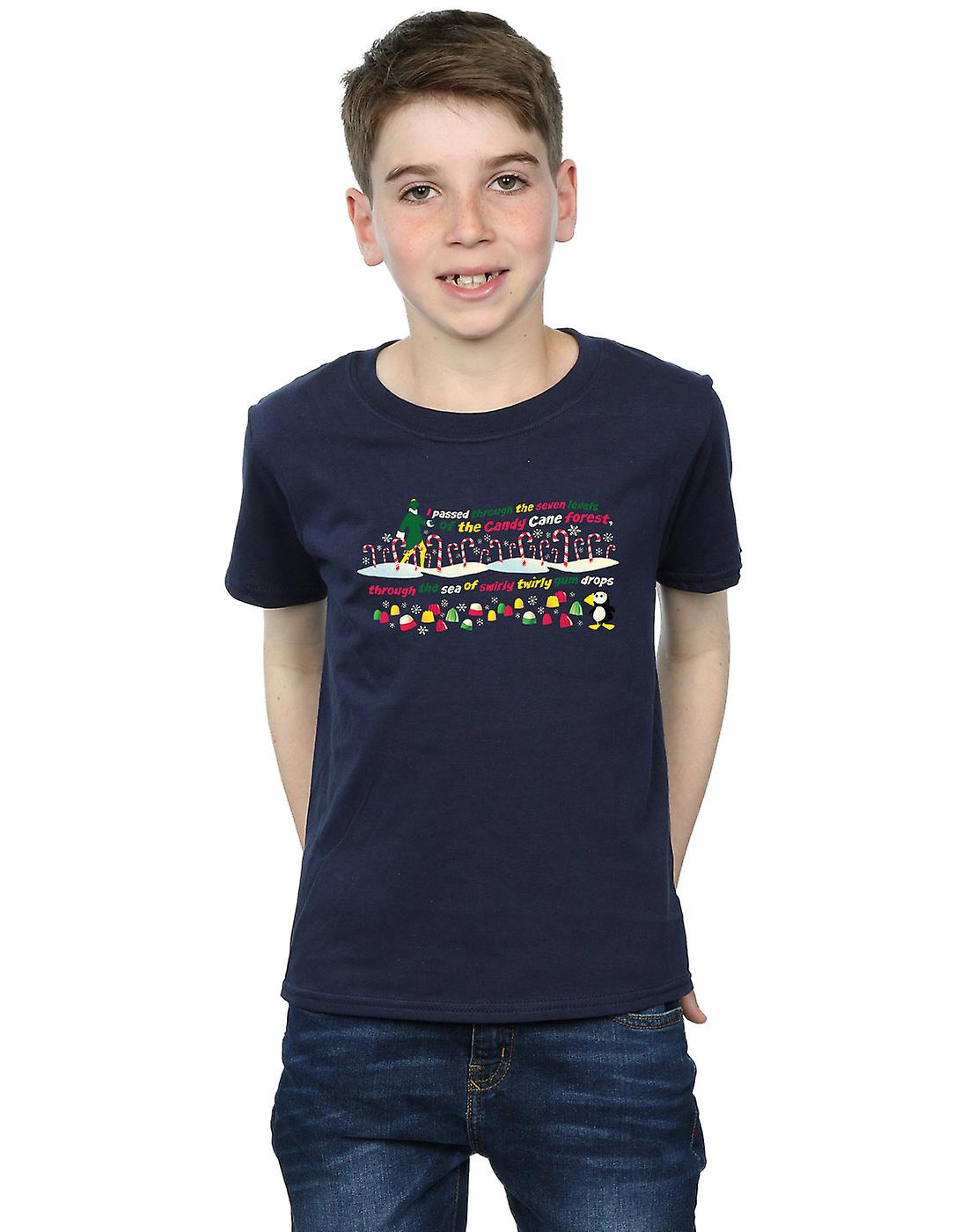 Elf pojkar Candy Cane skog T-Shirt
