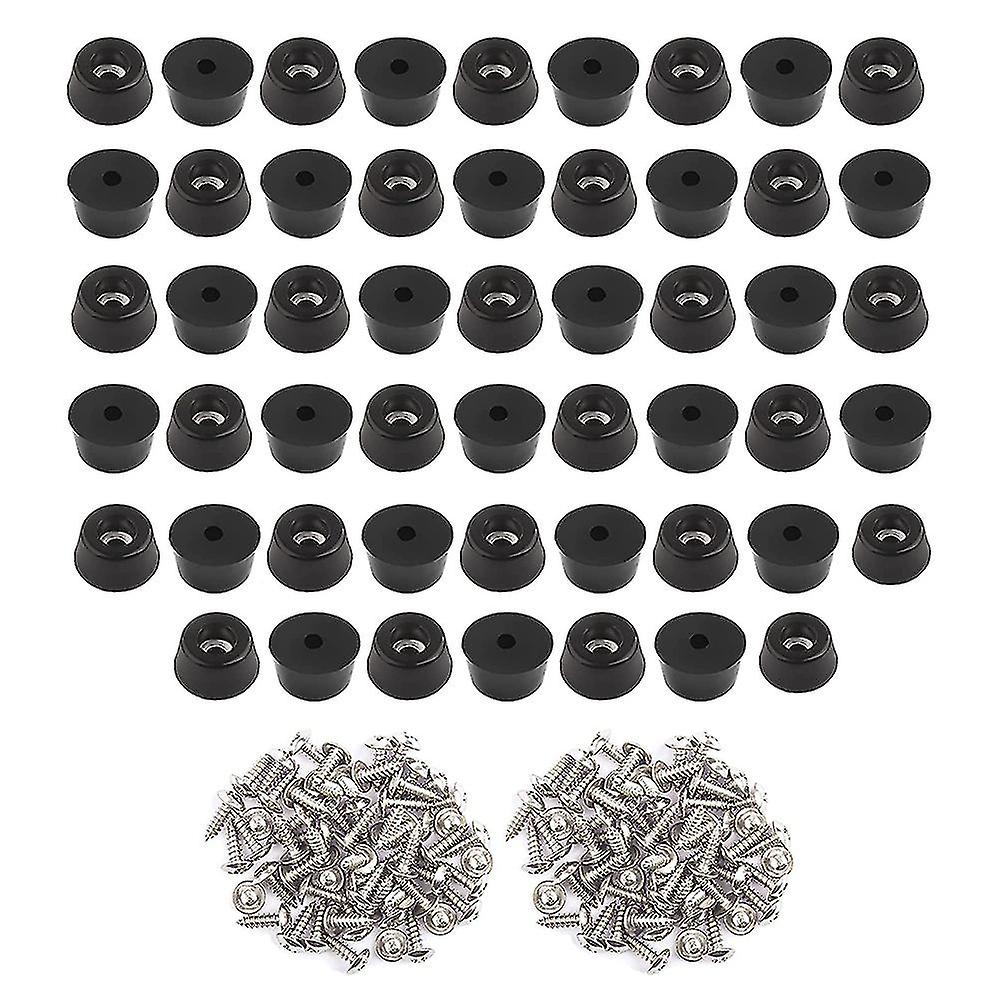 52pcs πόδια καουτσούκ για την κοπή σανίδα για καρέκλες & άλλα έπιπλα