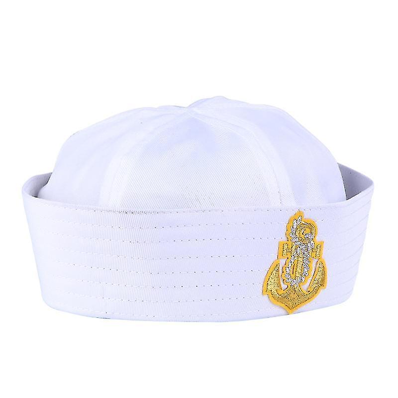 21X7cm Assorted Color Party Hats 1pc Navy Sailor Adult Performance Show Hat Funny Captain Hat (gold