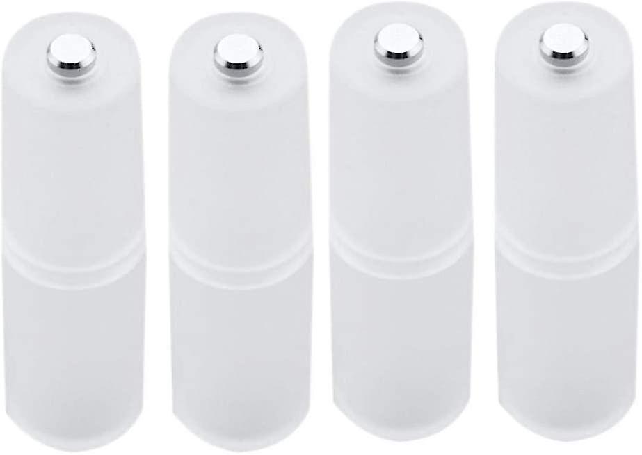 4 pcs Cell Battery Case Converter Plastic Case Switch For Aaa To Aa Size