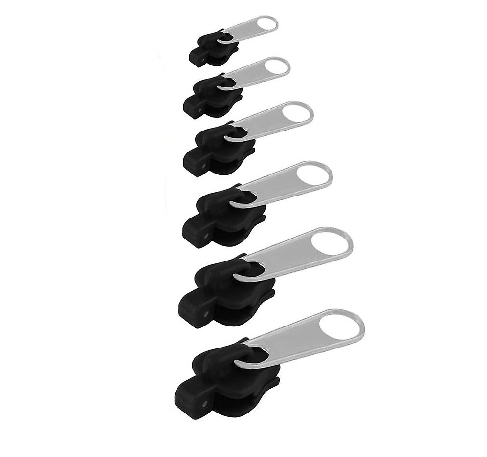INF Zipper Slider Kette 6er-Pack/3 Größen