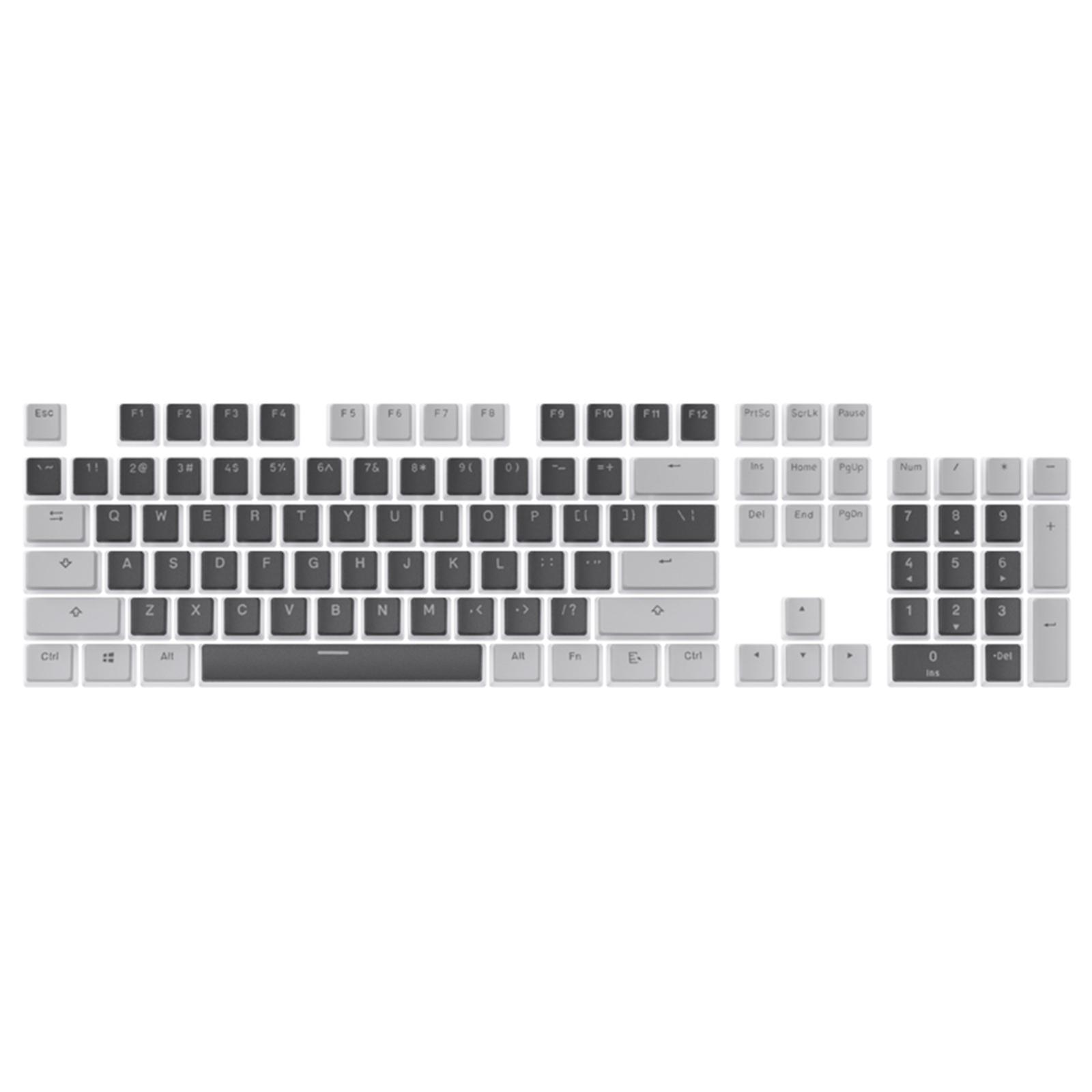 104Keys Pudding Keycap OEM Profile Personality Double Shot PBT Backlight Keycap