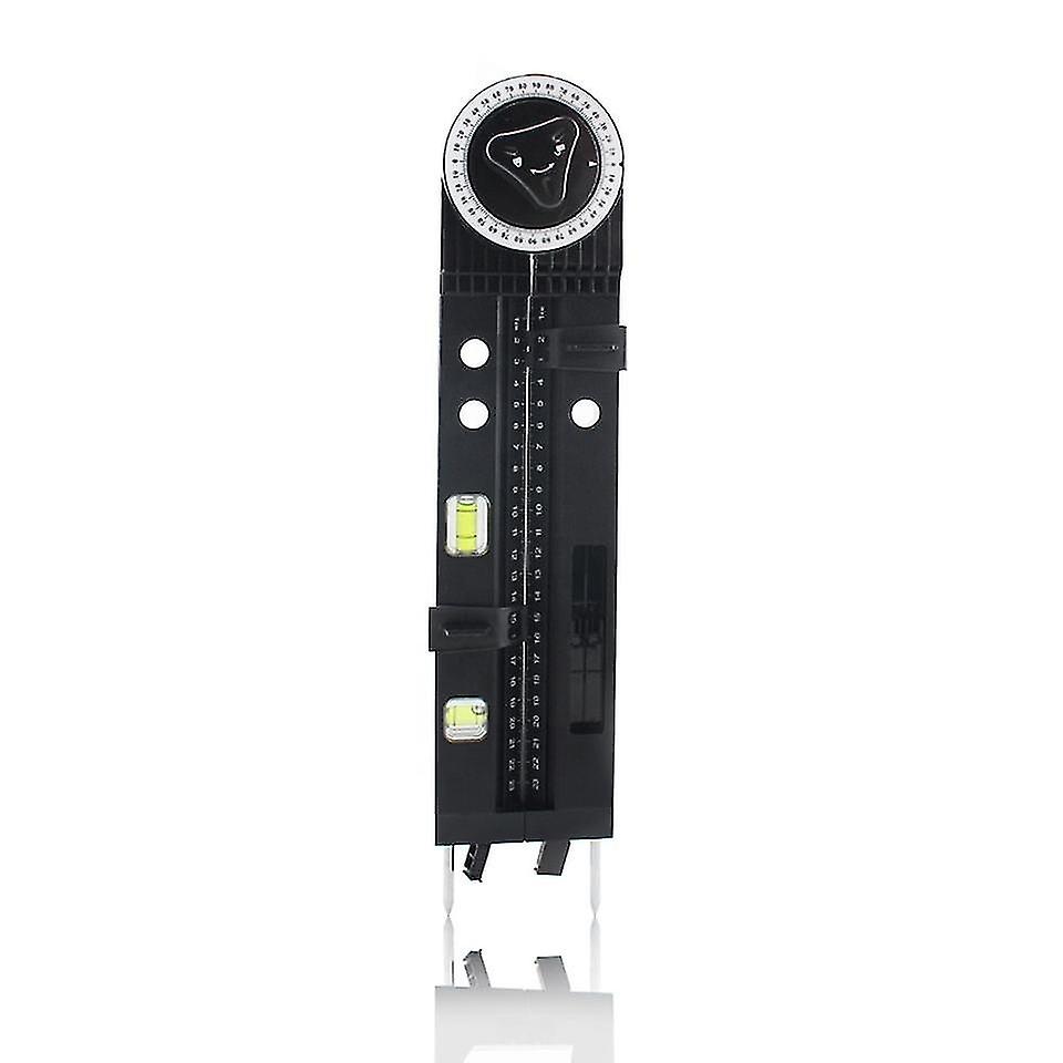 Protractor ,angle Finder Ruler 4 In 1 Angle Measuring Tool Abs Carpenter Protractor With Lcd Display 14 Inches