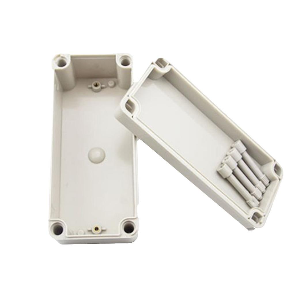 IP66 ABS Waterproof Plastic Enclosure Case Junction Box 8x18x7cm White