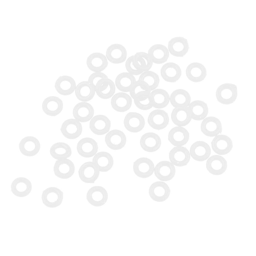 100 stuks Witte Rubberen Dart Stuurpen Dart Shaft O-Ringen Grommets Ringen