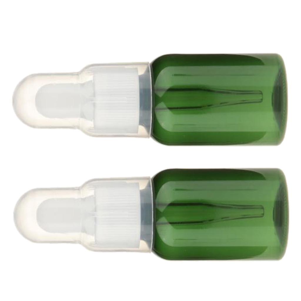 2pcs 35ml Empty Dropper Bottle with Pipette Essential Oil Sample Bottles
