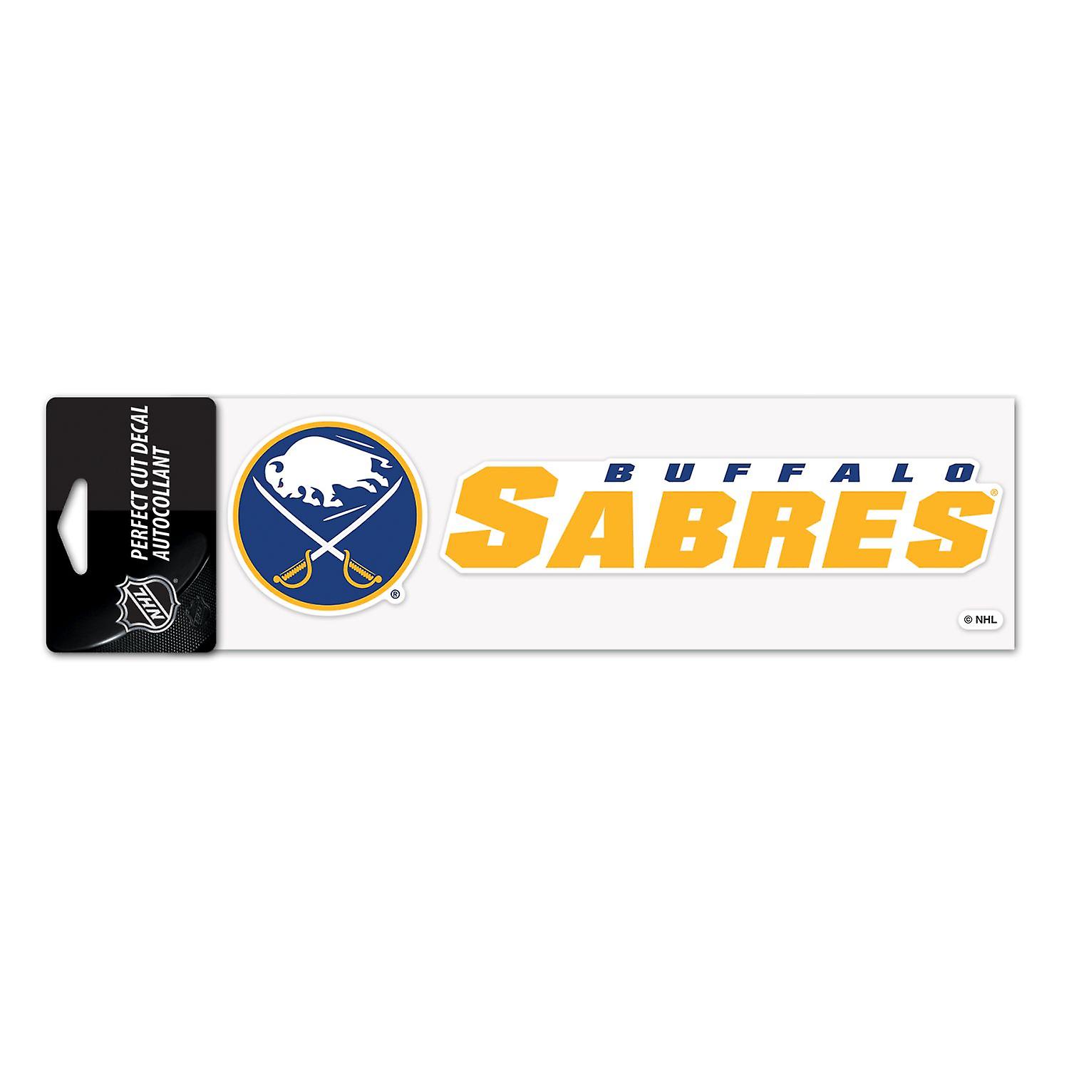 NHL Perfect Cut Sticker 8x25cm Buffalo Sabres