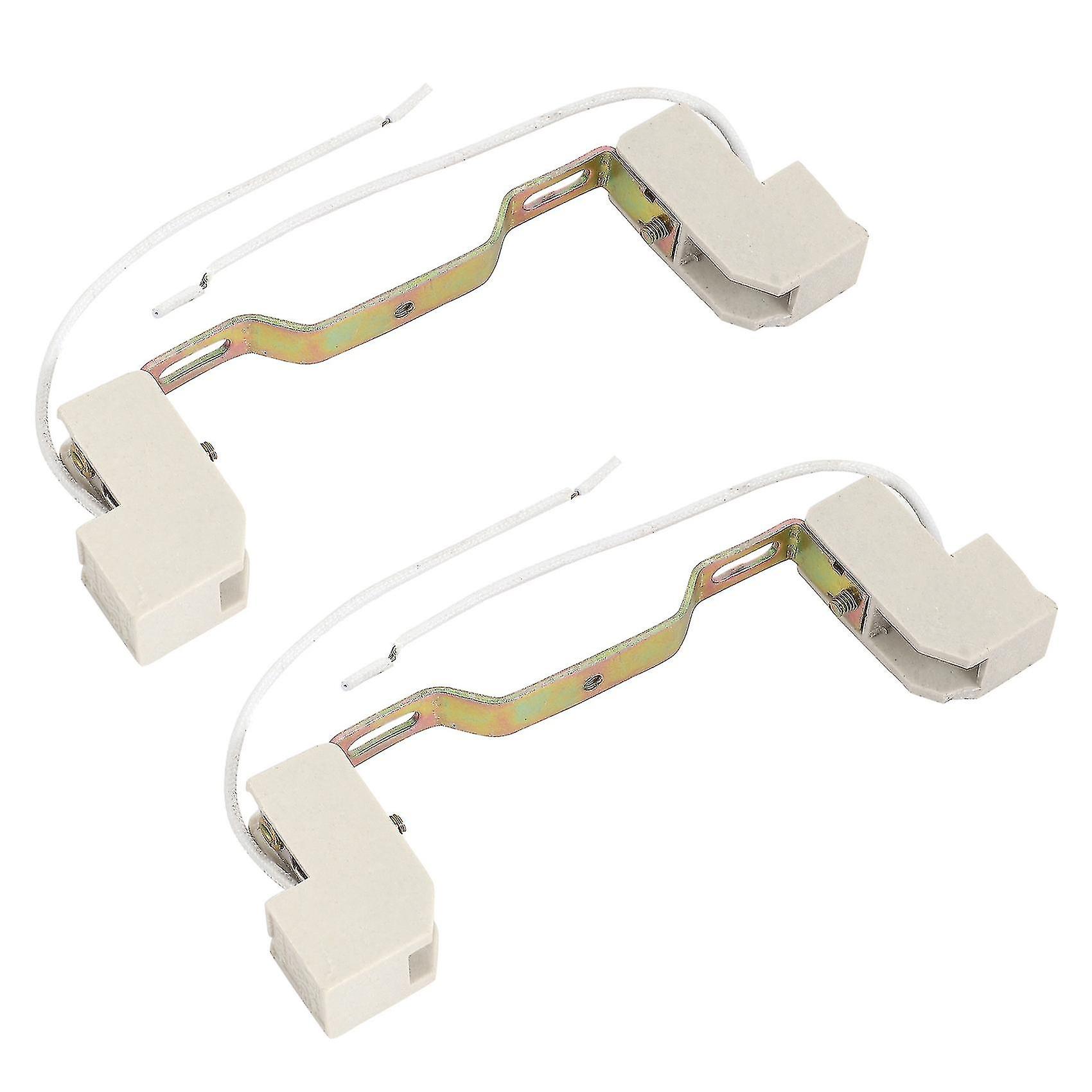 3x R7s電球ソケットランプホルダーコネクタ金属セラミックハンドル、フラッドライト用、118mm