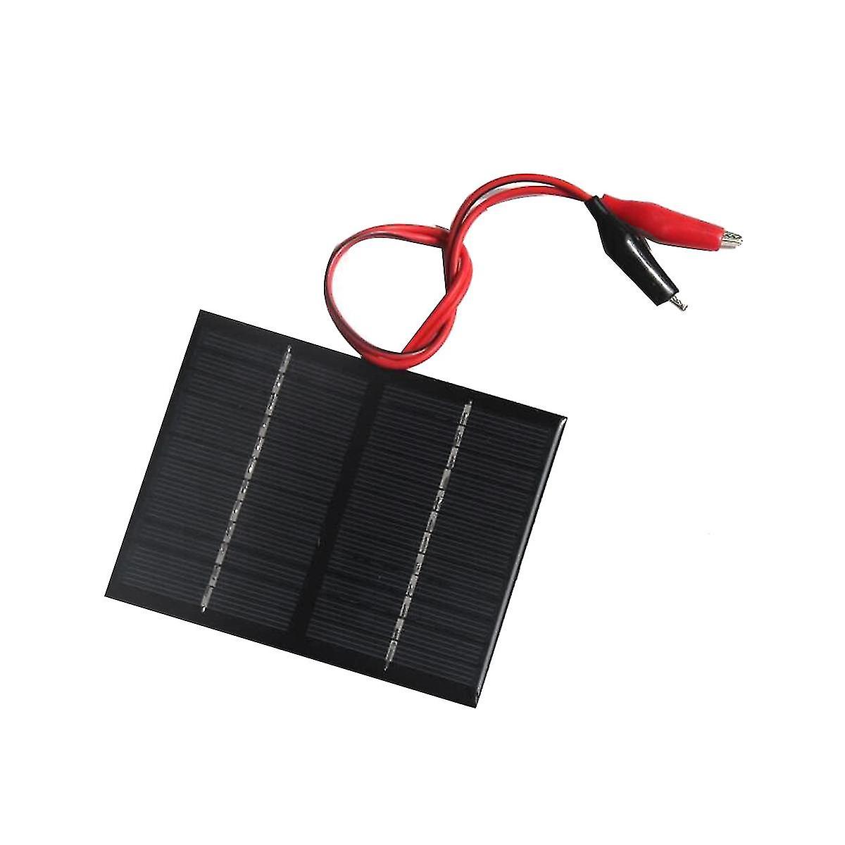 12v 1.5w Solar Panel With Clip Charging Battery System Polycrystalline Solar Panel For Small Power
