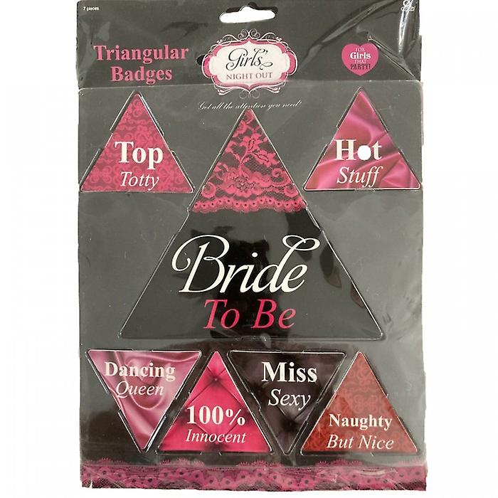 Amscan Girls Night Out Badge Set (Pack of 7)