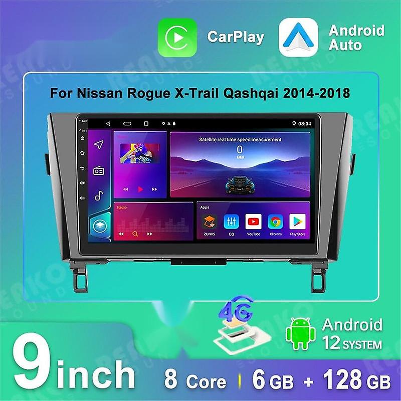 2 Din Android Car Radio For Nissan Rogue X-Trail X Trail 3 T32 2013 - 2017 Qashqai 2 J11 Multimedia