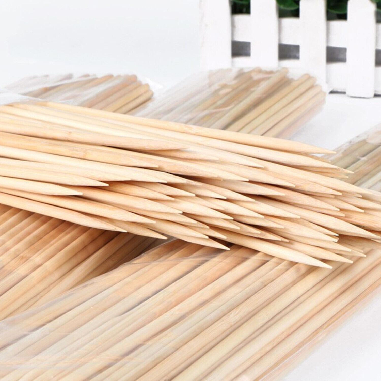 Wooden Skewers Sticks For Bbq Picnic Party