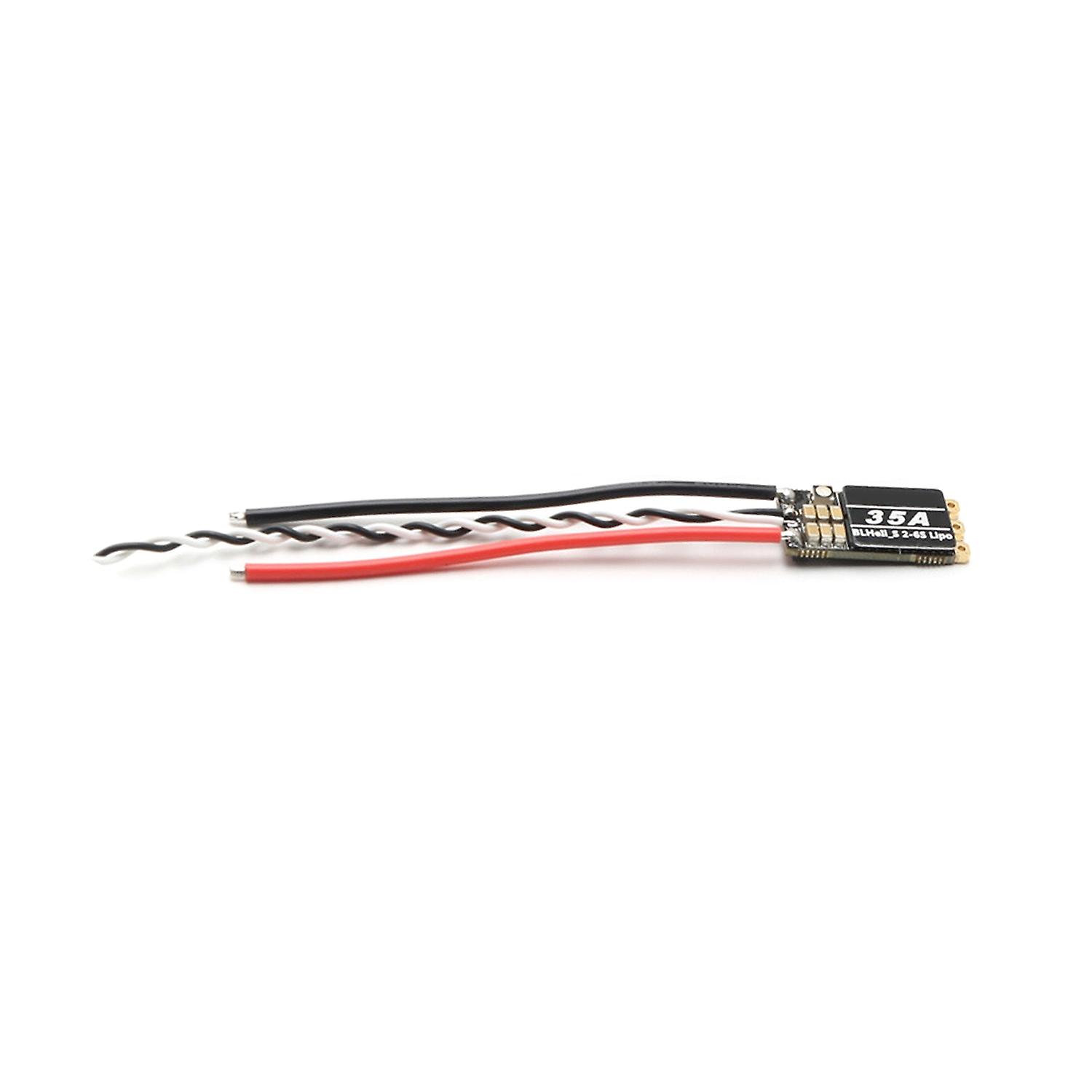 35A BLHeli_S ESC 2-6S Lipo Brushless ESC Electronic Speed Controller Built-in Programmable RGB LED f