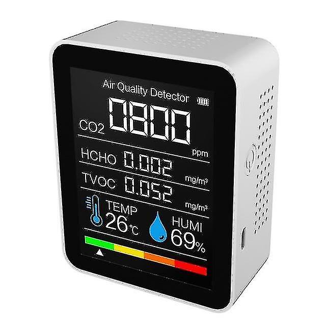 Air Quality Meters Portable Air Quality Detector Digital Temperature Humidity Sensor Tester Co2 Carbon Dioxide Tvoc