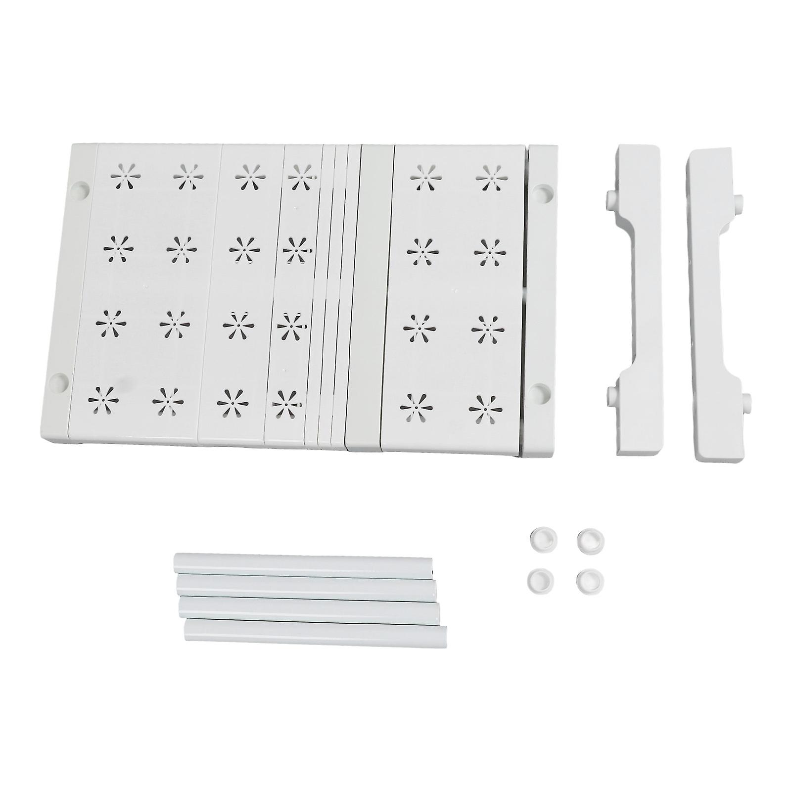 Expandable Closet Shelf Organizer Adjustable Space Saving Wardrobe Sink Tension Shelf 24cm Width 22cm Height Length 27 to 38cm\/10.6 to 15.0in