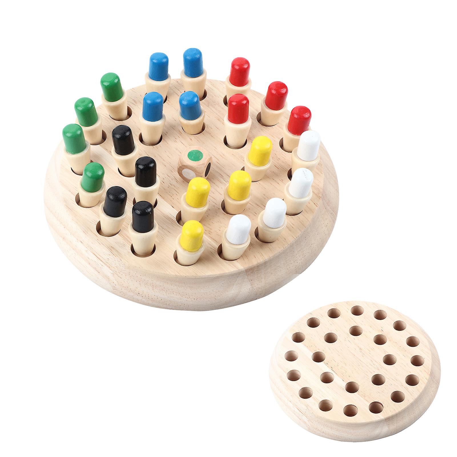 Children Early Educational Toy Wood Memory Game Stick Chess Game 3D Puzzle Family Party Game